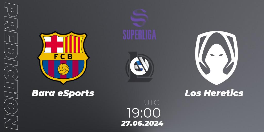 Barça eSports contre Los Heretics : prédiction de match. 27.06.2024 at 19:00. LoL, LVP Superliga Summer 2024