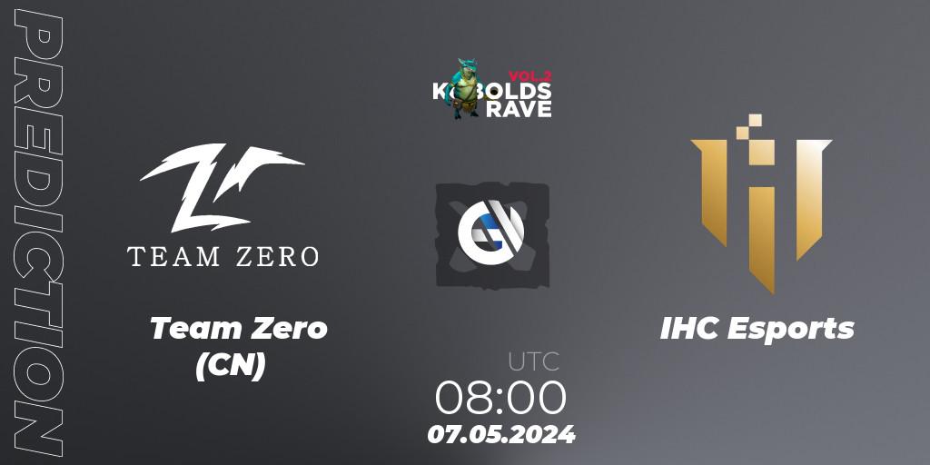 Team Zero (CN) contre IHC Esports : prédiction de match. 07.05.2024 at 08:40. Dota 2, Cringe Station Kobolds Rave 2