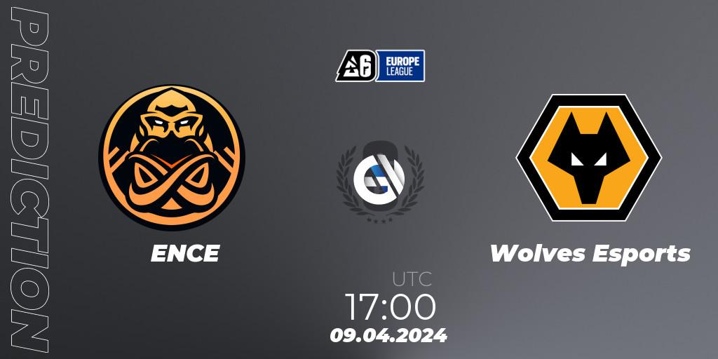 ENCE contre Wolves Esports : prédiction de match. 09.04.24. Rainbow Six, Europe League 2024 - Stage 1