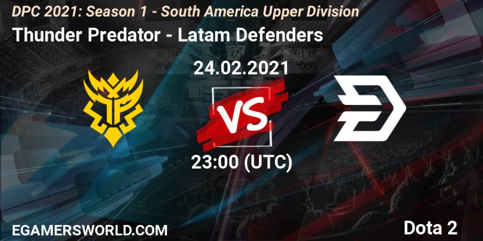 Thunder Predator VS Latam Defenders