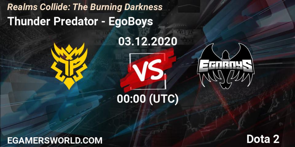 Thunder Predator VS EgoBoys