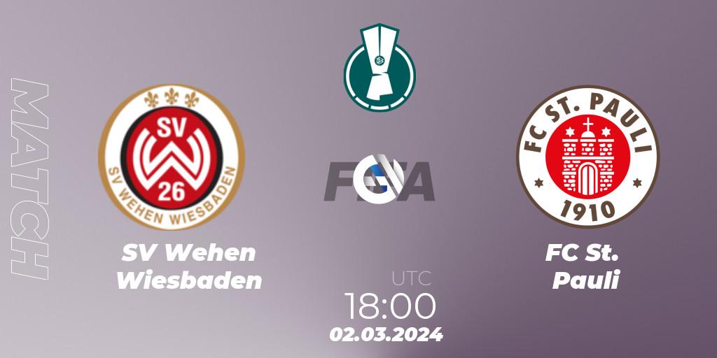 SV Wehen Wiesbaden VS FC St. Pauli