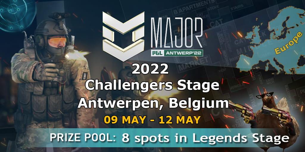 PGL Major Antwerp Analyses 2022 basées sur les résultats de l'étape Challengers Stage