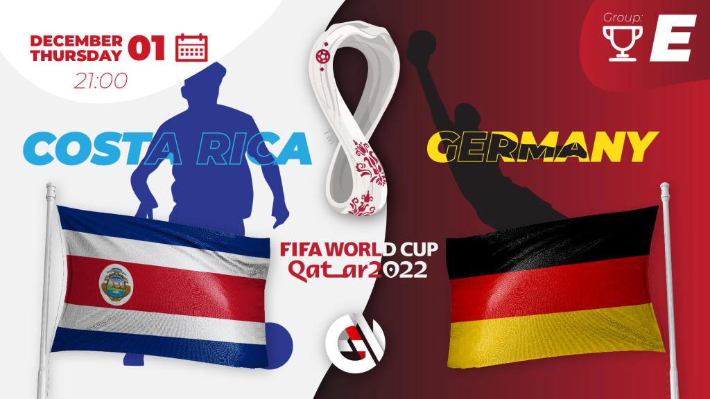 Costa Rica - Allemagne: pronostic et pari sur la Coupe du monde 2022 au Qatar