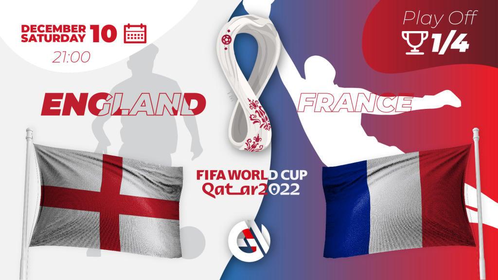 Angleterre - France: pronostic et pari sur la Coupe du monde 2022 au Qatar