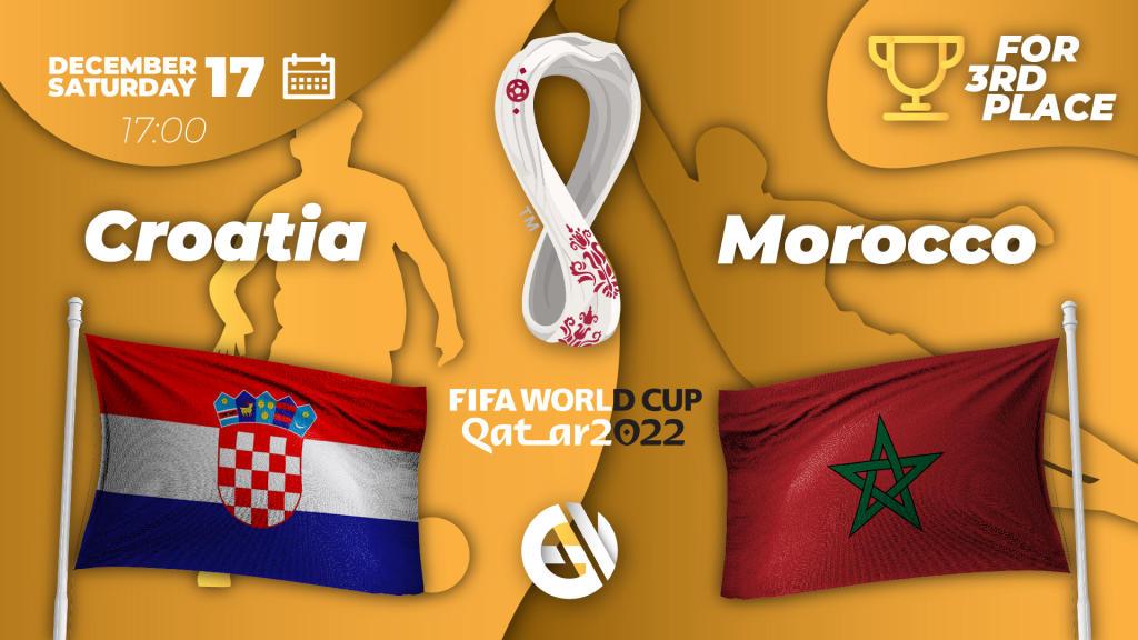 Croatie - Maroc: pronostic et pari sur la Coupe du monde 2022 au Qatar