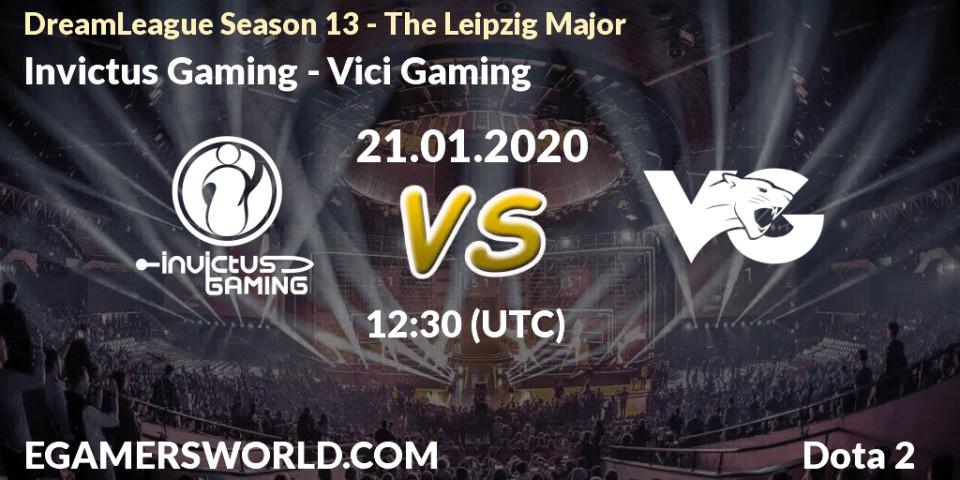 Invictus Gaming contre Vici Gaming : prédiction de match. 21.01.20. Dota 2, DreamLeague Season 13 - The Leipzig Major