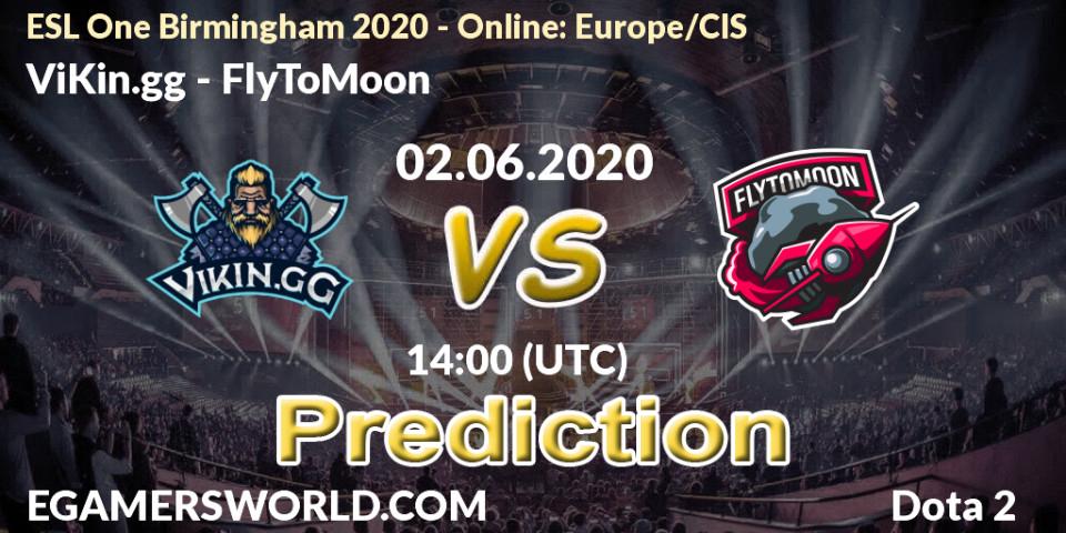 ViKin.gg contre FlyToMoon : prédiction de match. 02.06.20. Dota 2, ESL One Birmingham 2020 - Online: Europe/CIS