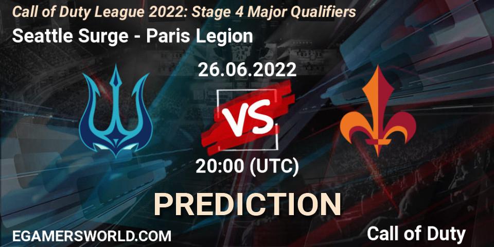 Seattle Surge contre Paris Legion : prédiction de match. 26.06.22. Call of Duty, Call of Duty League 2022: Stage 4