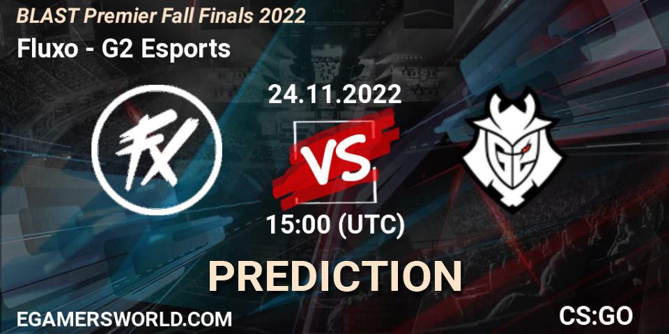 Fluxo contre G2 Esports : prédiction de match. 24.11.22. CS2 (CS:GO), BLAST Premier Fall Finals 2022