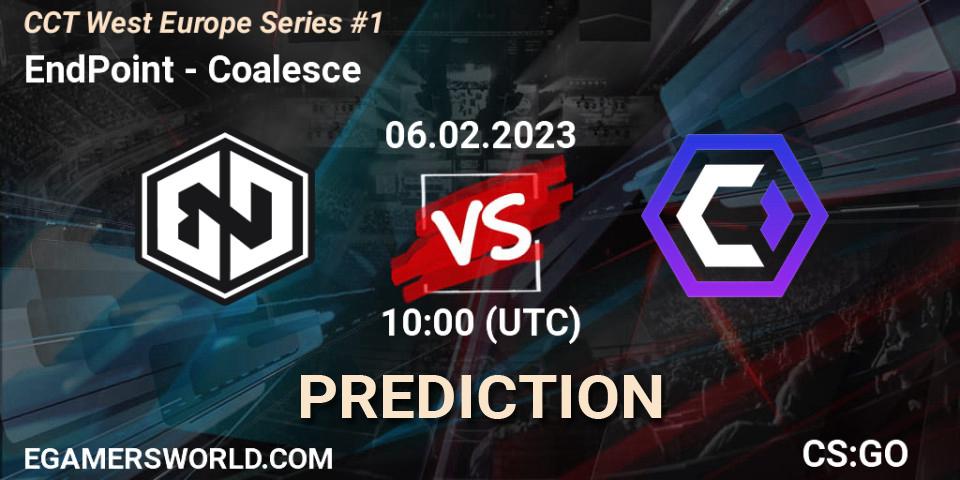 EndPoint contre Coalesce : prédiction de match. 06.02.23. CS2 (CS:GO), CCT West Europe Series #1