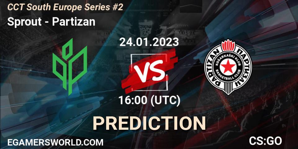 Sprout contre Partizan : prédiction de match. 24.01.23. CS2 (CS:GO), CCT South Europe Series #2