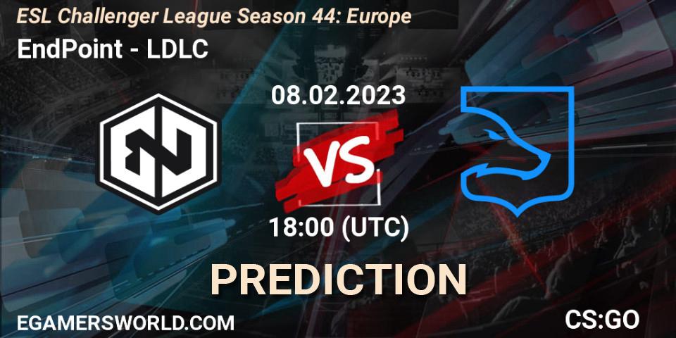 EndPoint contre LDLC : prédiction de match. 08.02.23. CS2 (CS:GO), ESL Challenger League Season 44: Europe