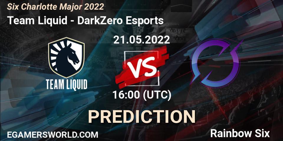 Team Liquid contre DarkZero Esports : prédiction de match. 21.05.22. Rainbow Six, Six Charlotte Major 2022