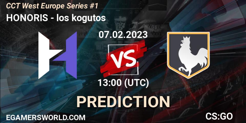 HONORIS contre los kogutos : prédiction de match. 07.02.23. CS2 (CS:GO), CCT West Europe Series #1