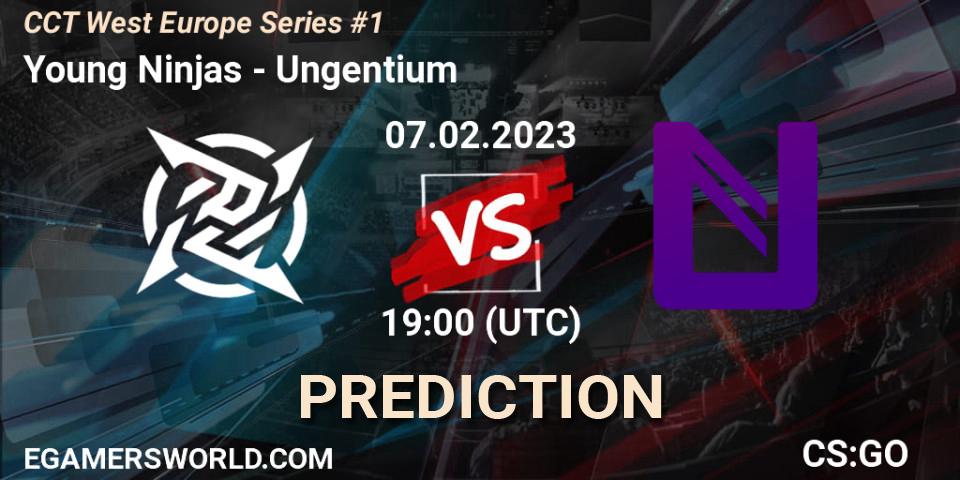 Young Ninjas contre Ungentium : prédiction de match. 07.02.23. CS2 (CS:GO), CCT West Europe Series #1