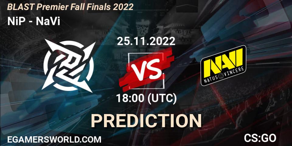 NiP contre NaVi : prédiction de match. 25.11.22. CS2 (CS:GO), BLAST Premier Fall Finals 2022