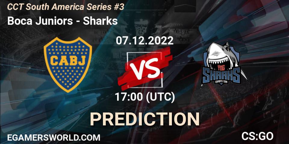 Boca Juniors contre Sharks : prédiction de match. 07.12.22. CS2 (CS:GO), CCT South America Series #3