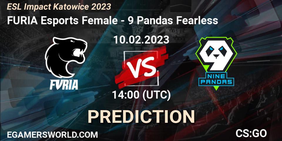 FURIA Esports Female contre 9 Pandas Fearless : prédiction de match. 10.02.23. CS2 (CS:GO), ESL Impact Katowice 2023
