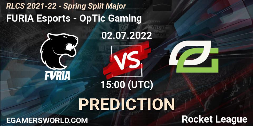 FURIA Esports contre OpTic Gaming : prédiction de match. 02.07.22. Rocket League, RLCS 2021-22 - Spring Split Major