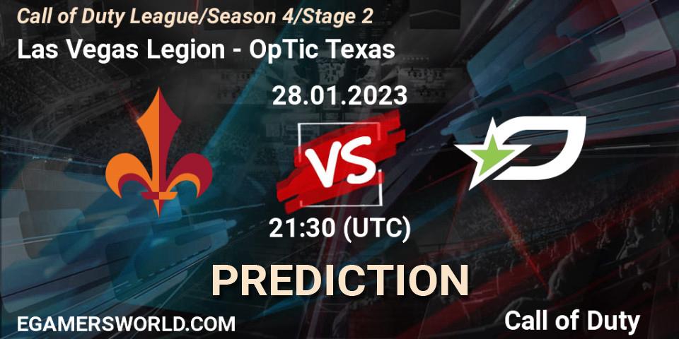 Las Vegas Legion contre OpTic Texas : prédiction de match. 28.01.23. Call of Duty, Call of Duty League 2023: Stage 2 Major Qualifiers
