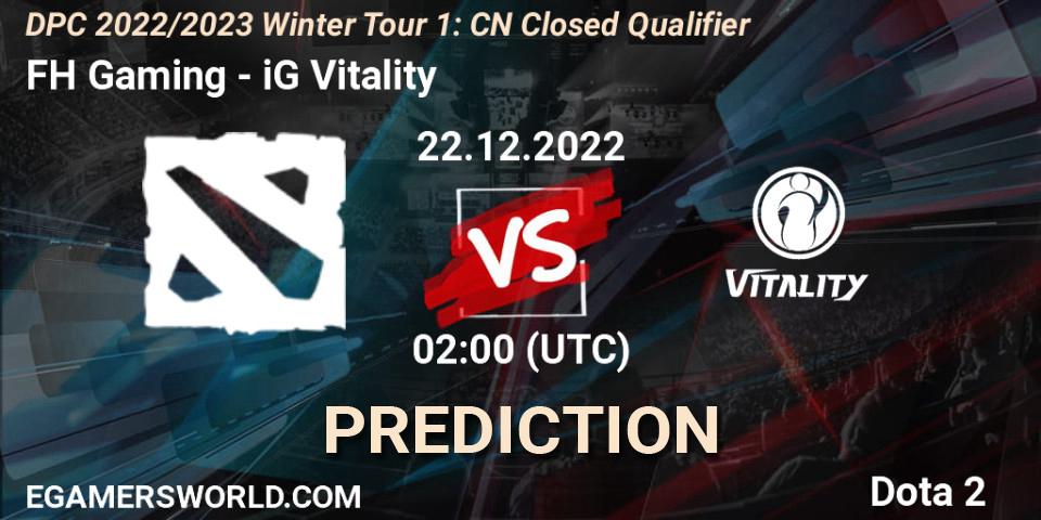 Supernova contre iG Vitality : prédiction de match. 22.12.22. Dota 2, DPC 2022/2023 Winter Tour 1: CN Closed Qualifier