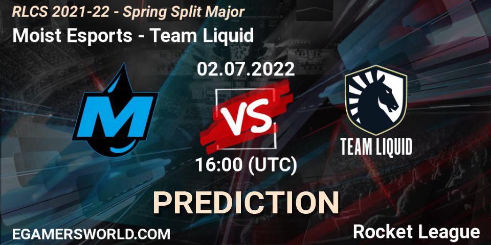 Moist Esports contre Team Liquid : prédiction de match. 02.07.22. Rocket League, RLCS 2021-22 - Spring Split Major