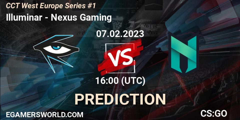 Illuminar contre Nexus Gaming : prédiction de match. 07.02.23. CS2 (CS:GO), CCT West Europe Series #1