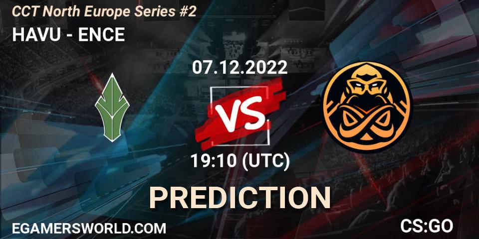 HAVU contre ENCE : prédiction de match. 07.12.22. CS2 (CS:GO), CCT North Europe Series #2