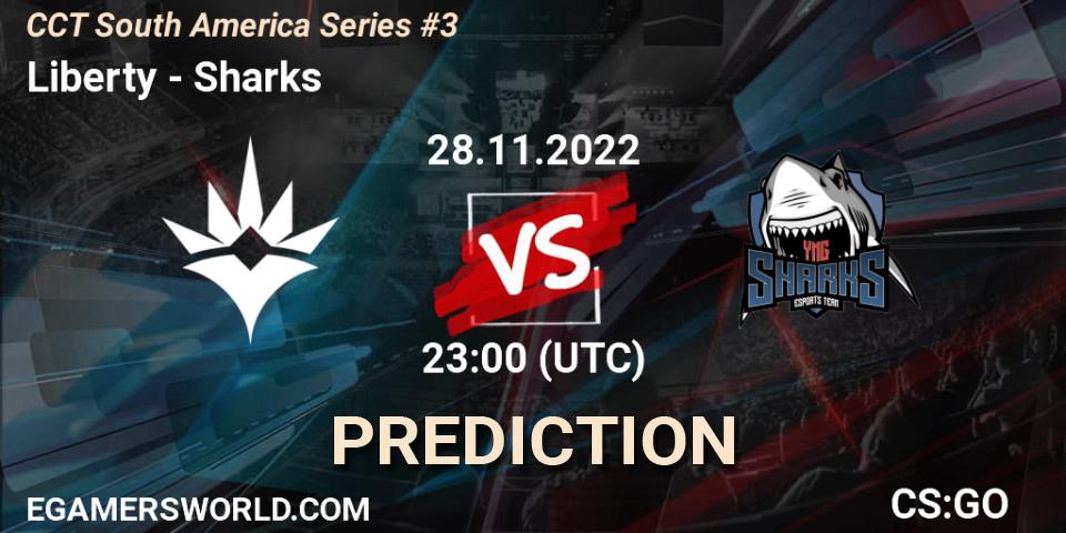 Liberty contre Sharks : prédiction de match. 29.11.22. CS2 (CS:GO), CCT South America Series #3