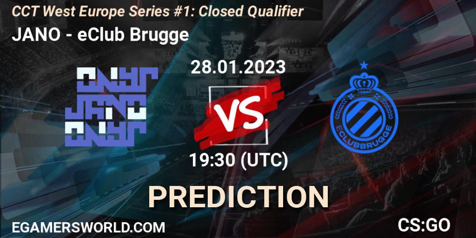 JANO contre eClub Brugge : prédiction de match. 28.01.23. CS2 (CS:GO), CCT West Europe Series #1: Closed Qualifier