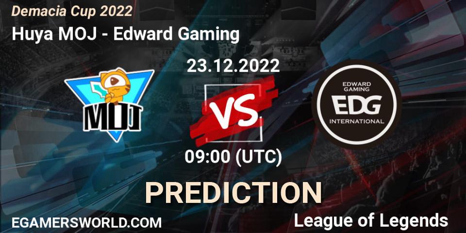 Huya MOJ contre Edward Gaming : prédiction de match. 23.12.22. LoL, Demacia Cup 2022