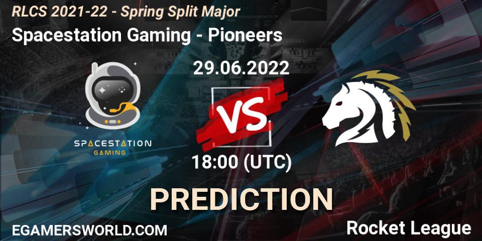 Spacestation Gaming contre Pioneers : prédiction de match. 29.06.22. Rocket League, RLCS 2021-22 - Spring Split Major