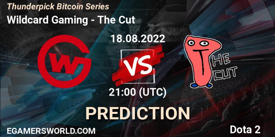 Wildcard Gaming contre The Cut : prédiction de match. 18.08.22. Dota 2, Thunderpick Bitcoin Series