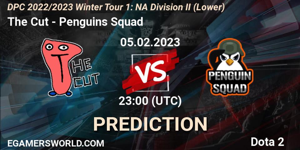 The Cut contre Penguins Squad : prédiction de match. 05.02.23. Dota 2, DPC 2022/2023 Winter Tour 1: NA Division II (Lower)