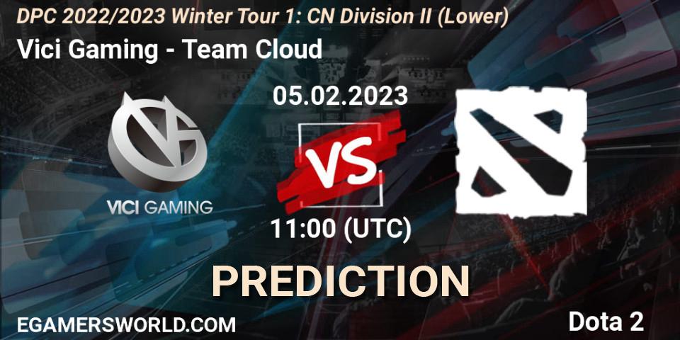 Vici Gaming contre Team Cloud : prédiction de match. 05.02.23. Dota 2, DPC 2022/2023 Winter Tour 1: CN Division II (Lower)