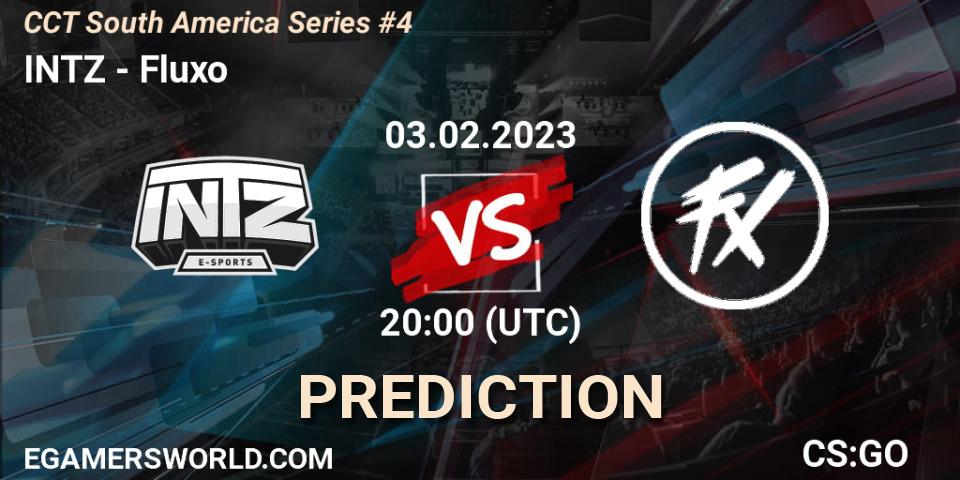 INTZ contre Fluxo : prédiction de match. 03.02.23. CS2 (CS:GO), CCT South America Series #4