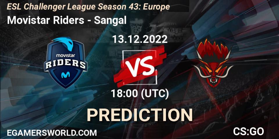 Movistar Riders contre Sangal : prédiction de match. 13.12.22. CS2 (CS:GO), ESL Challenger League Season 43: Europe