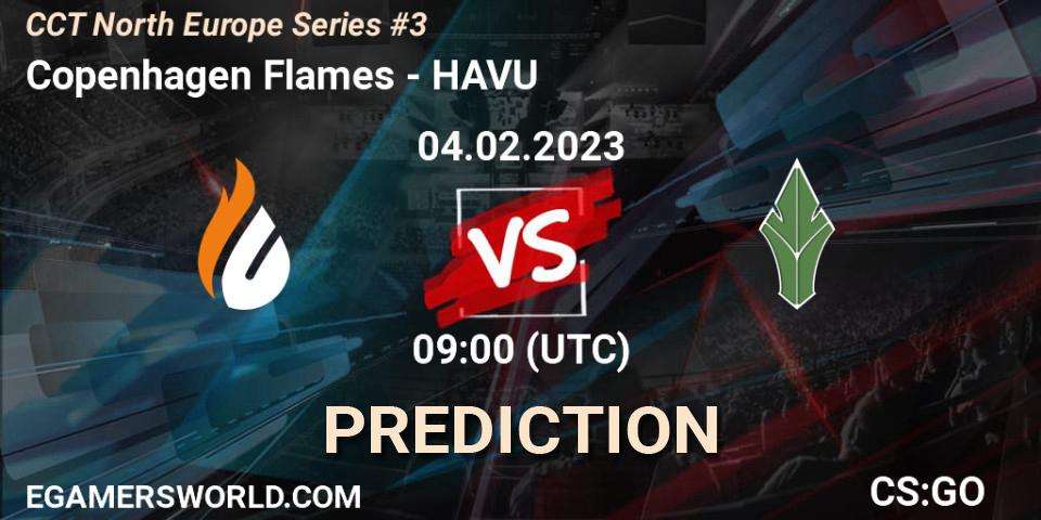 Copenhagen Flames contre HAVU : prédiction de match. 04.02.23. CS2 (CS:GO), CCT North Europe Series #3