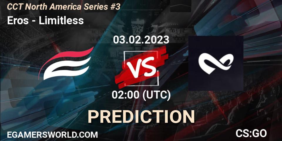 Eros contre Limitless : prédiction de match. 05.02.23. CS2 (CS:GO), CCT North America Series #3