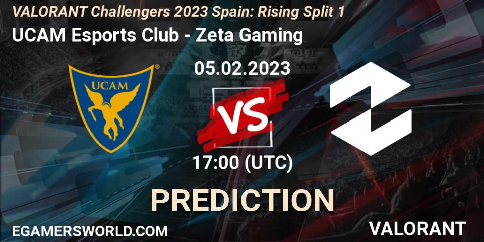 UCAM Esports Club contre Zeta Gaming : prédiction de match. 05.02.23. VALORANT, VALORANT Challengers 2023 Spain: Rising Split 1