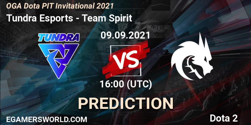 Tundra Esports contre Team Spirit : prédiction de match. 09.09.21. Dota 2, OGA Dota PIT Invitational 2021