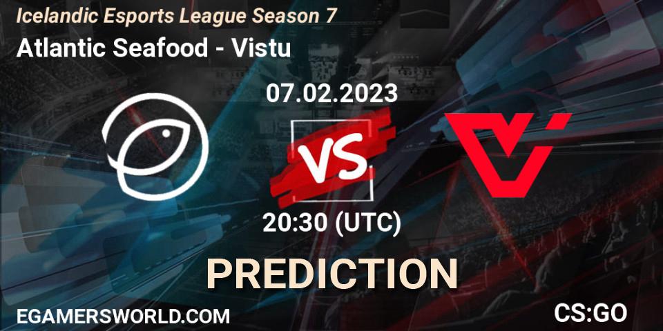 Atlantic Seafood contre Viðstöðu : prédiction de match. 07.02.23. CS2 (CS:GO), Icelandic Esports League Season 7
