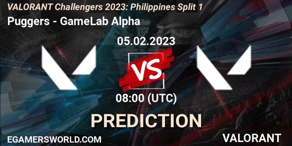 Puggers contre GameLab Alpha : prédiction de match. 05.02.23. VALORANT, VALORANT Challengers 2023: Philippines Split 1