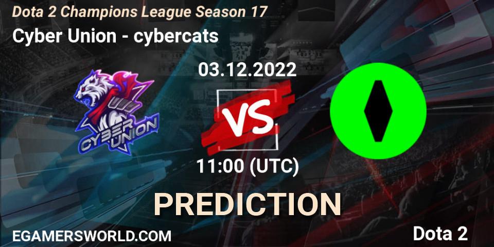 GameAcces contre cybercats : prédiction de match. 03.12.22. Dota 2, Dota 2 Champions League Season 17