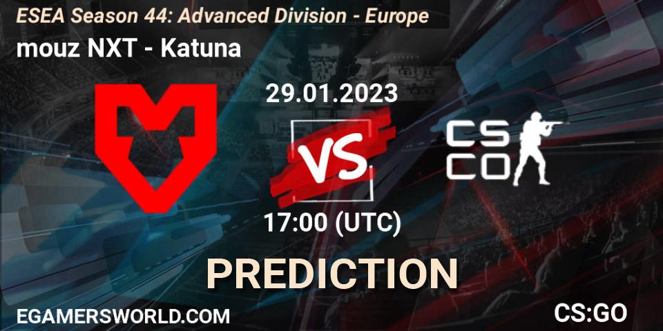mouz NXT contre Katuna : prédiction de match. 02.03.23. CS2 (CS:GO), ESEA Season 44: Advanced Division - Europe