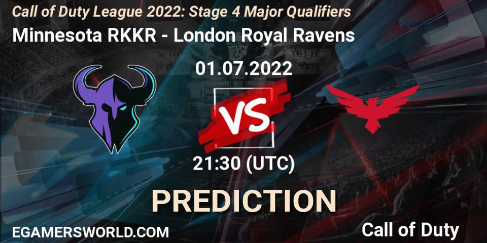Minnesota RØKKR contre London Royal Ravens : prédiction de match. 01.07.22. Call of Duty, Call of Duty League 2022: Stage 4