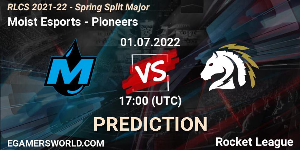 Moist Esports contre Pioneers : prédiction de match. 01.07.22. Rocket League, RLCS 2021-22 - Spring Split Major