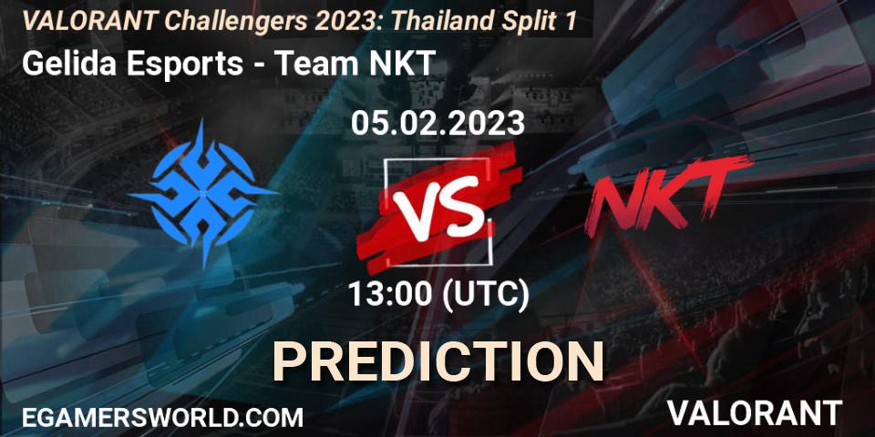 Gelida Esports contre Team NKT : prédiction de match. 05.02.23. VALORANT, VALORANT Challengers 2023: Thailand Split 1