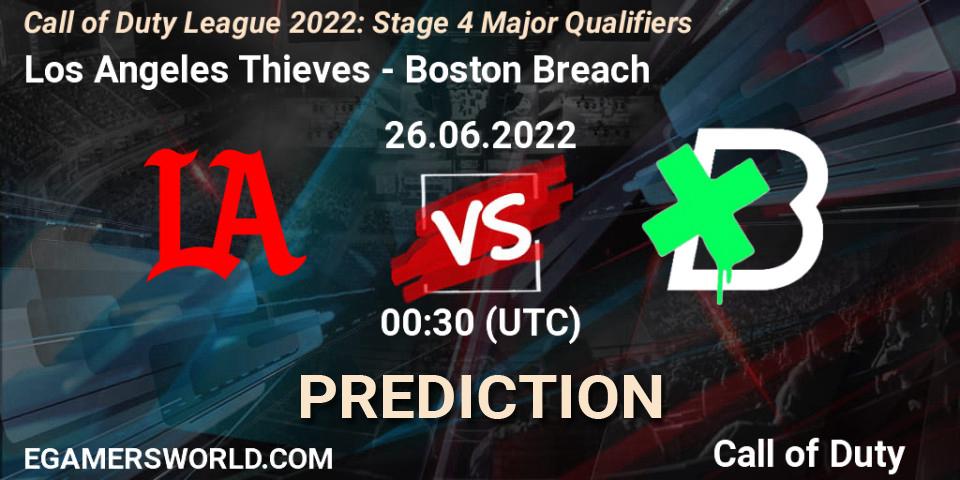 Los Angeles Thieves contre Boston Breach : prédiction de match. 26.06.22. Call of Duty, Call of Duty League 2022: Stage 4